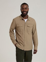 Mountain Warehouse Natural Mens Navigator II Anti-Mosquito Shirt - Image 4 of 9