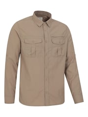 Mountain Warehouse Natural Mens Navigator II Anti-Mosquito Shirt - Image 7 of 9