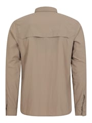 Mountain Warehouse Natural Mens Navigator II Anti-Mosquito Shirt - Image 8 of 9
