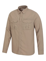 Mountain Warehouse Natural Mens Navigator II Anti-Mosquito Shirt - Image 9 of 9