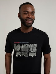 Mountain Warehouse Black Mens 100% Cotton Lightweight T-Shirt - Image 4 of 4