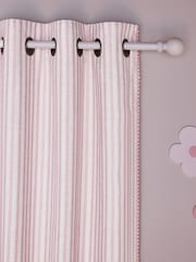 Pink Stripe Eyelet Blackout Curtains - Image 3 of 8