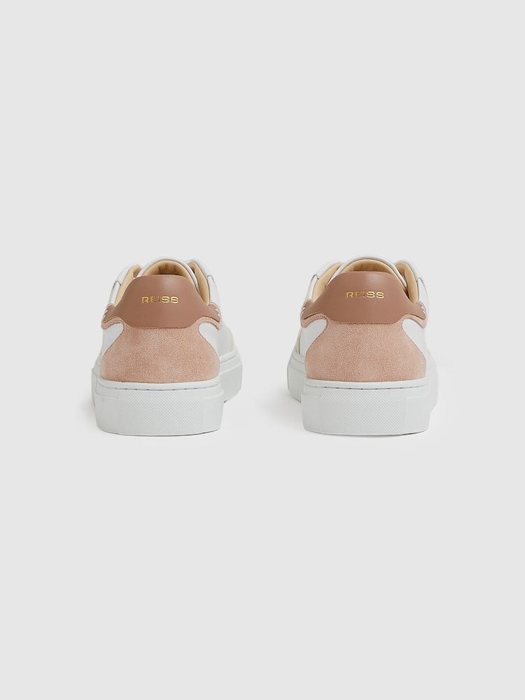 Reiss – Amanda – Leder-Sneaker mit Kontrastdetails - Image 5 of 6