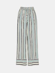 Whistles Natural Vertical Stripe Nicola Trousers - Image 5 of 5