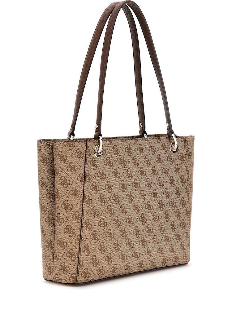 Tan Brown - Guess Noelle Logo Tote Bag - Image 2 of 3