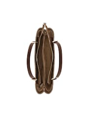 Tan Brown - Guess Noelle Logo Tote Bag - Image 3 of 3
