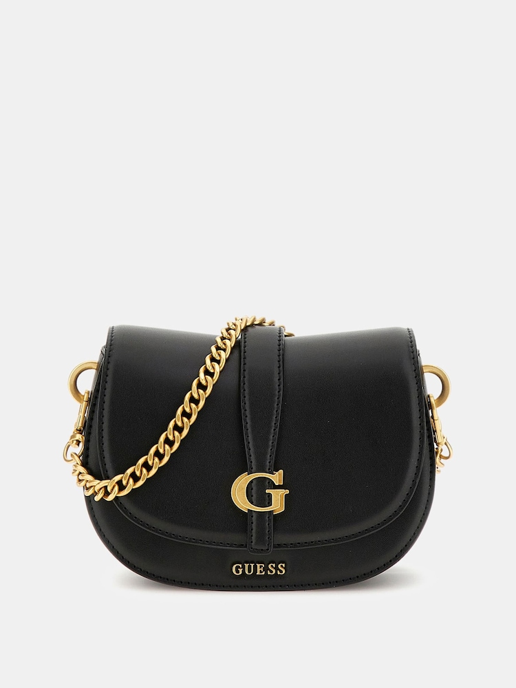 Guess Kuba Flap Cross-Body Saddle Bag - Image 1 of 4