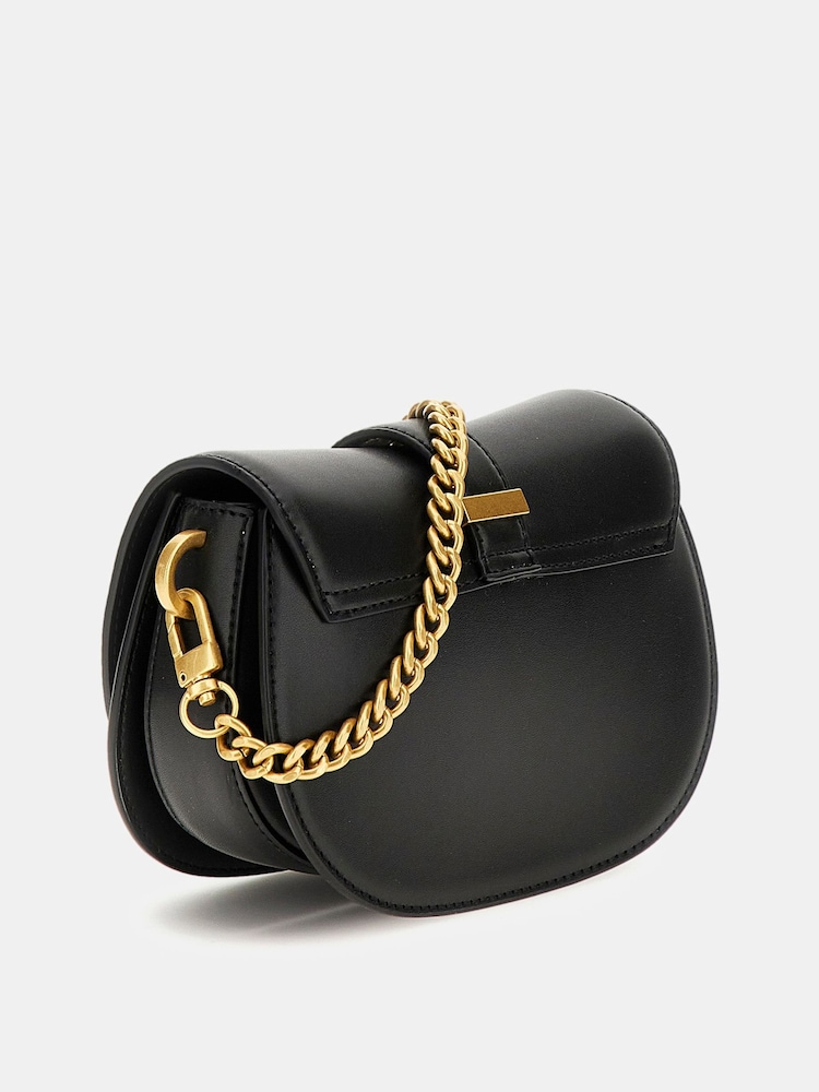 Guess Kuba Flap Cross-Body Saddle Bag - Image 2 of 4