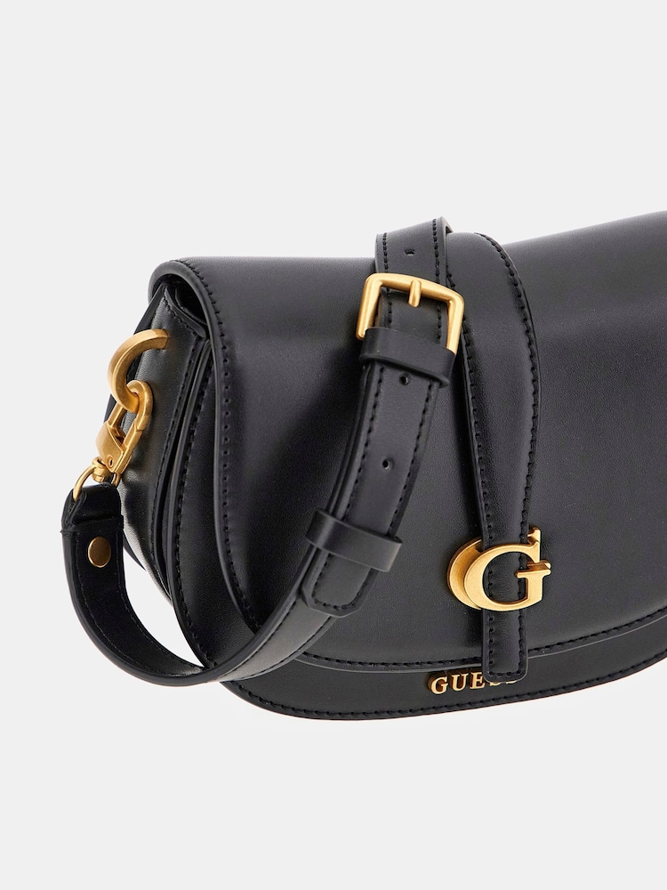 Guess Kuba Flap Cross-Body Saddle Bag - Image 3 of 4