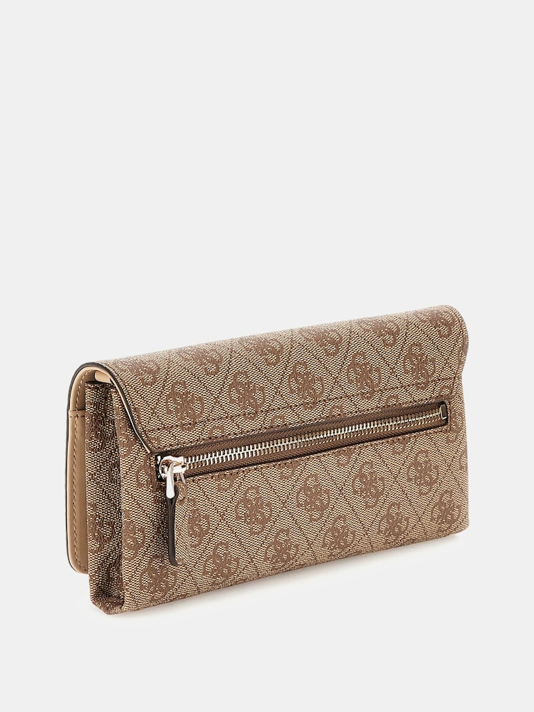 Hellbraun - Guess Noelle Flap Organiser Cross-Body Bag - Bild 2 von 6