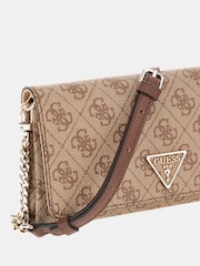 Hellbraun - Guess Noelle Flap Organiser Cross-Body Bag - Bild 3 von 6