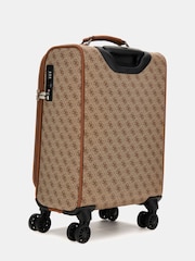 Guess Cream And Tan Brown Logo Kerima 18 In 8 Travel Case - Image 2 of 5