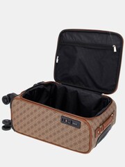 Guess Cream And Tan Brown Logo Kerima 18 In 8 Travel Case - Image 3 of 5