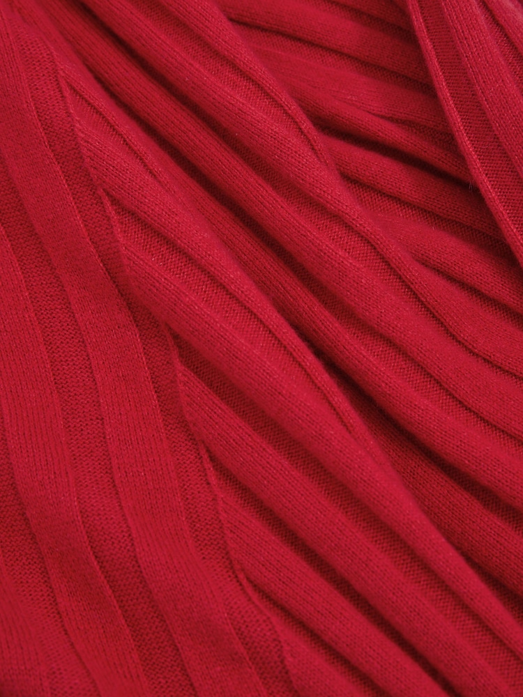 Reiss Red Cady 13-14 yrs Knitted Roll Neck Dress - Image 4 of 4