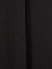 Reiss Black Dolly Front Pleat Tapered Trousers - Image 5 of 5