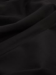 Reiss Black Arwen Strapless Pleated Midi Dress - Image 5 of 5