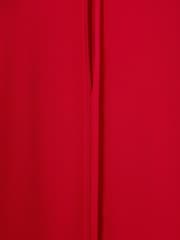 Reiss Red Cherry Removable Shoulder Pad Blouse - Image 6 of 6