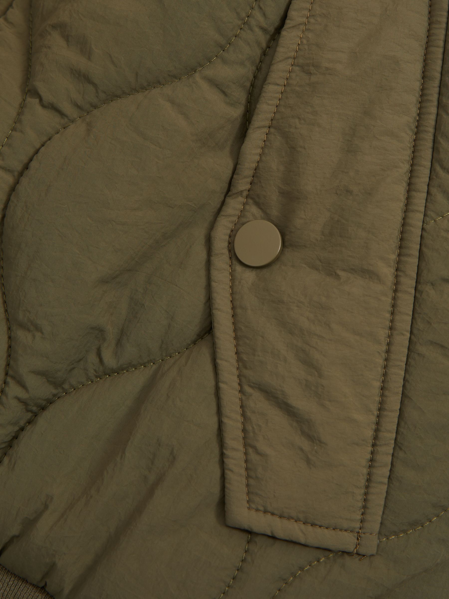 Buy Reiss Khaki Quinn Quilted Bomber Jacket from Next