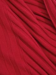 Reiss Red Cady 9-13 yrs Knitted Roll Neck Dress - Image 4 of 4