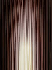 Reiss Chocolate Emiliana Pleated Crepe Ombré Midi Skirt - Image 6 of 6