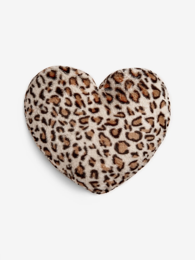 Animal Print Heart Cushion - Image 3 of 5