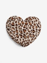Animal Print Heart Cushion - Image 4 of 5