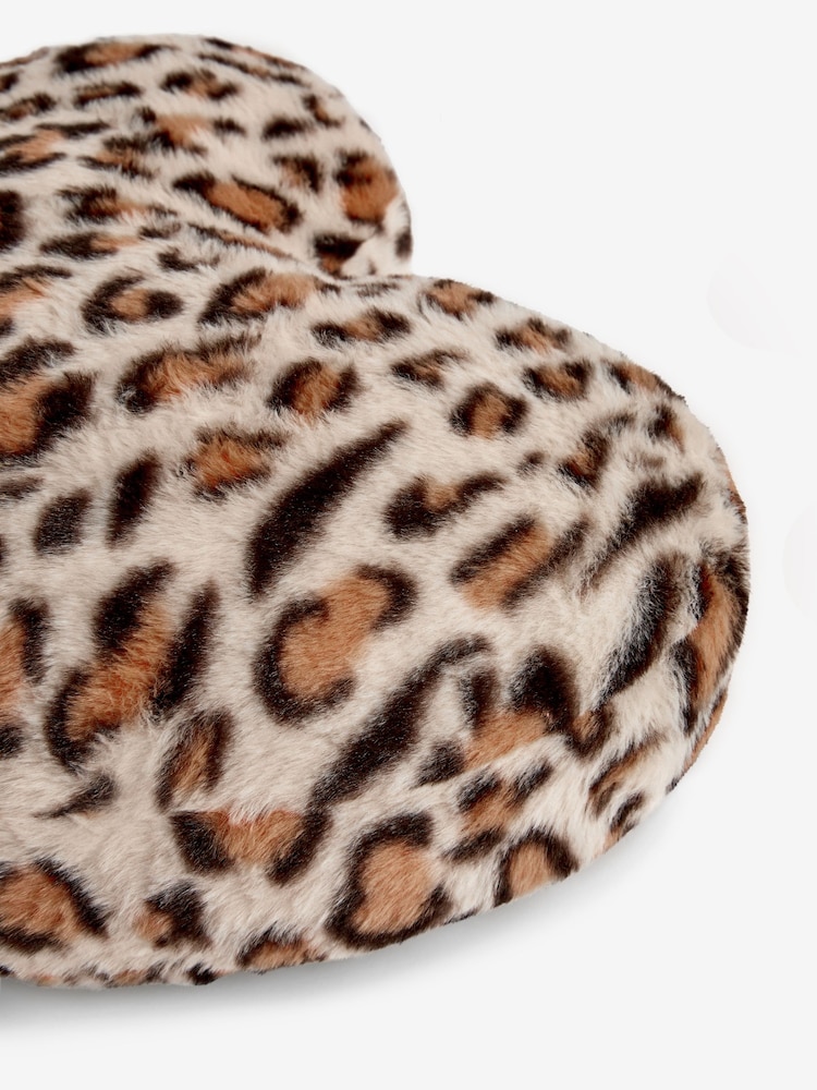 Animal Print Heart Cushion - Image 5 of 5