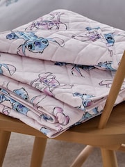 Pink Lilo & Stitch Quilted Throw - Image 3 of 6