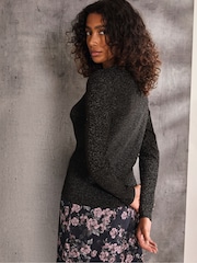FatFace Black Corine Cardigan - Image 2 of 5