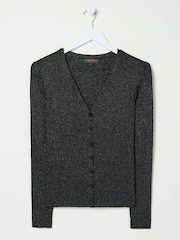 FatFace Black Corine Cardigan - Image 5 of 5