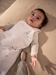 White Duck Muslin 1 Tog Baby 100% Cotton Sleep Bag - Image 2 of 15