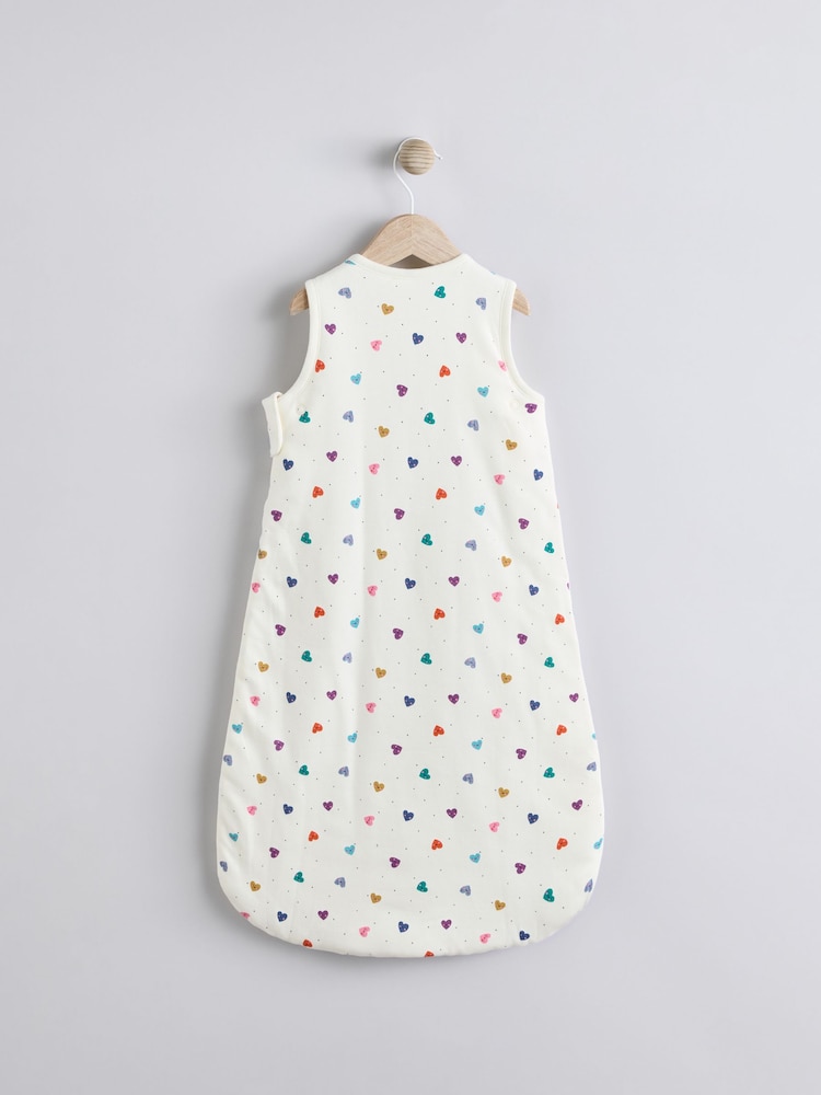 Bright Hearts Baby 2.5 Tog 100% Cotton Sleep Bag - Image 2 of 9