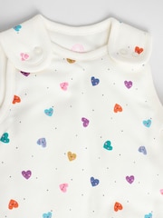 Bright Hearts Baby 2.5 Tog 100% Cotton Sleep Bag - Image 6 of 9