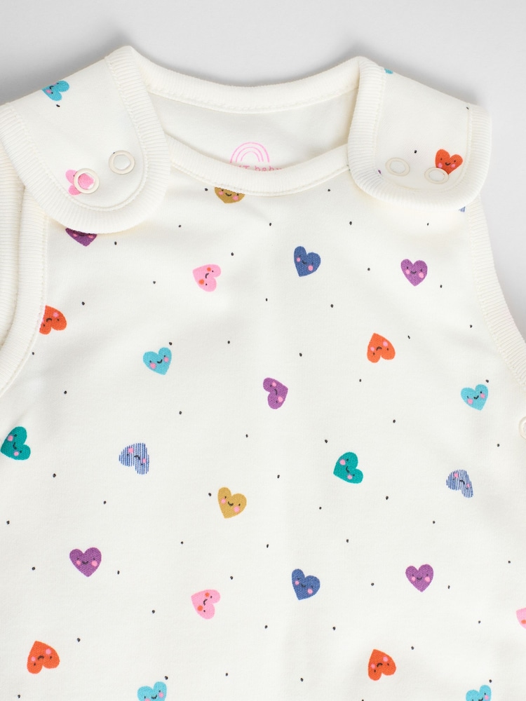 Bright Hearts Baby 2.5 Tog 100% Cotton Sleep Bag - Image 6 of 9