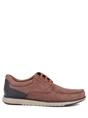 Pavers Chocolate Pavers Leather Casual Boat Shoes - Image 2 of 6