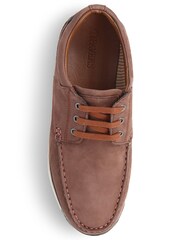 Pavers Chocolate Pavers Leather Casual Boat Shoes - Image 4 of 6