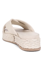 Jones Bootmaker Glacier Leather Platform Black Sandals - Image 3 of 5
