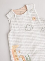 Stripe Jungle Muslin 1 Tog Baby 100% Cotton Sleep Bag - Image 10 of 12