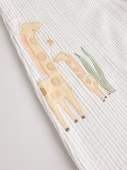Stripe Jungle Muslin 1 Tog Baby 100% Cotton Sleep Bag - Image 11 of 12