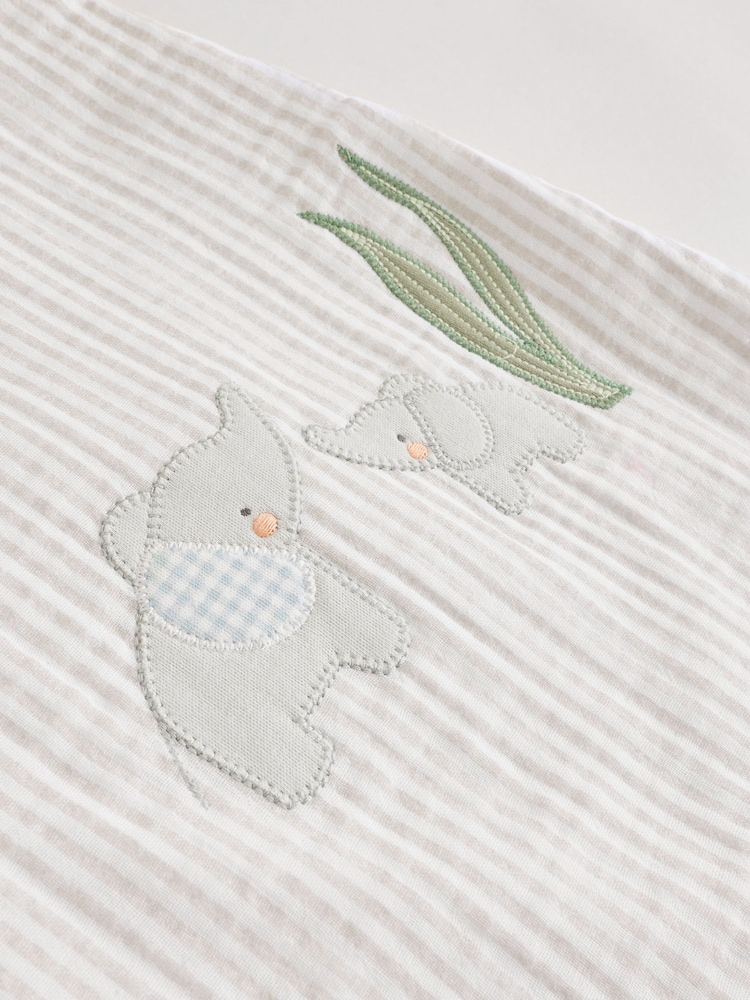 Stripe Jungle Muslin 1 Tog Baby 100% Cotton Sleep Bag - Image 12 of 12