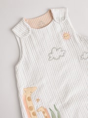 Stripe Jungle Muslin 1 Tog Baby 100% Cotton Sleep Bag - Image 6 of 12