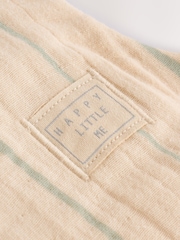 Sage Stripe 2.5 Tog Baby 100% Cotton Sleep Bag - Image 9 of 9