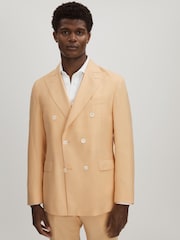 Oscar Jacobson Wool Double Breasted Blazer - Image 1 of 6