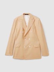 Oscar Jacobson Wool Double Breasted Blazer - Image 2 of 6