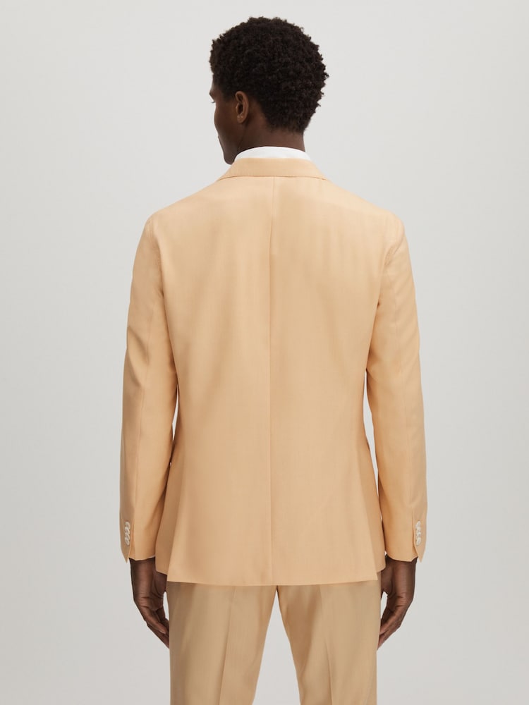 Oscar Jacobson Wool Double Breasted Blazer - Image 5 of 6