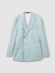 Oscar Jacobson Wool Double Breasted Blazer - Image 2 of 6