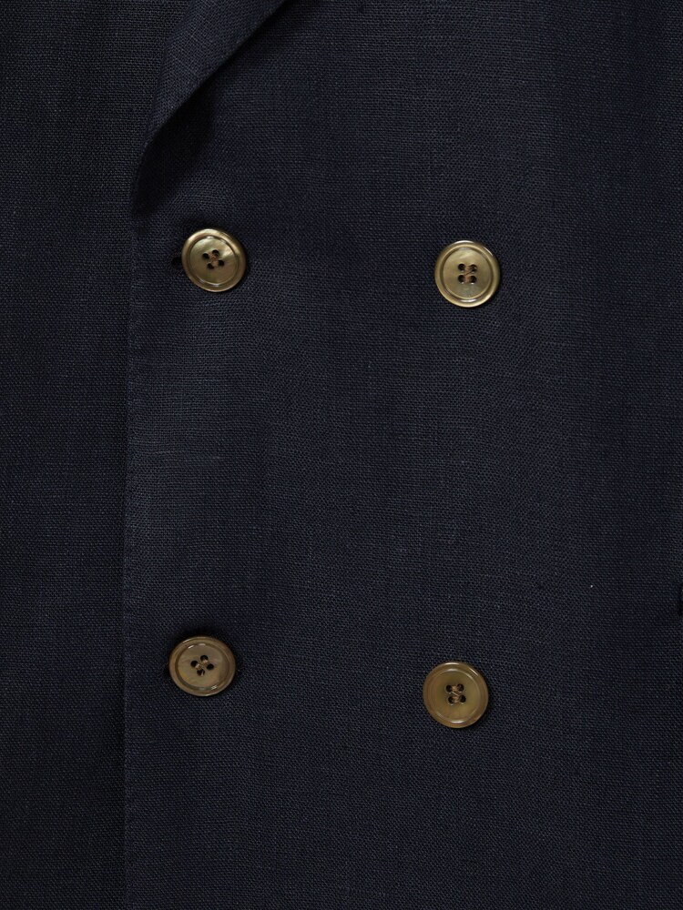 Azul marino - Oscar Jacobson Wool Double Breasted Blazer - Imagen 6 de 6 Azul marino - Oscar Jacobson Wool Double Breasted Blazer - Imagen 6 de 6