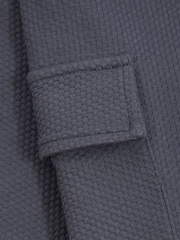 Azul acero - Pantalones de chándal de mezcla de algodón con cordón ajustable Arzin de Reiss - Imagen 4 de 4