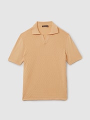 Oscar Jacobson 100% Cotton Open-Collar Polo Shirt - Imagen 2 de 6