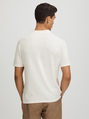 Oscar Jacobson 100% Cotton Open-Collar Polo Shirt - Image 4 of 5